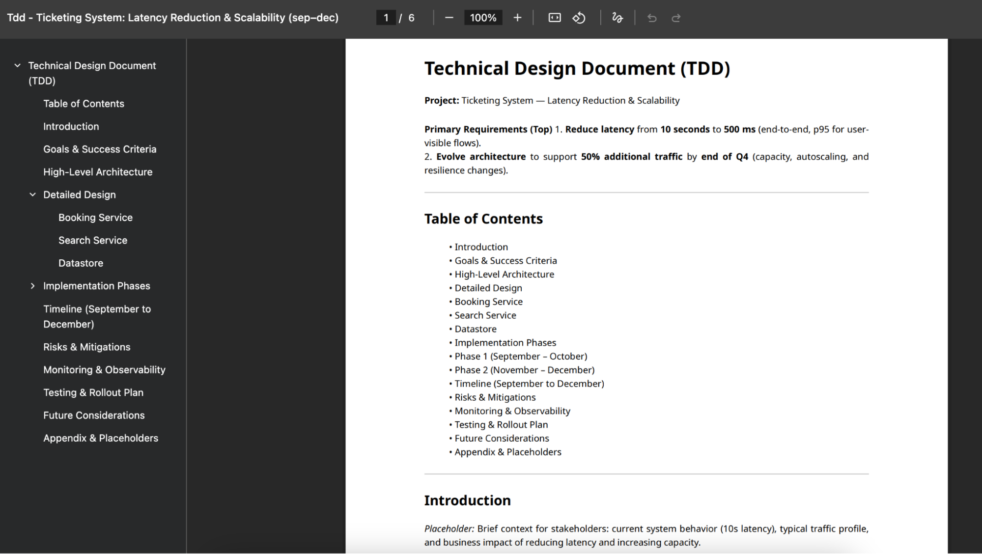 TDD example
