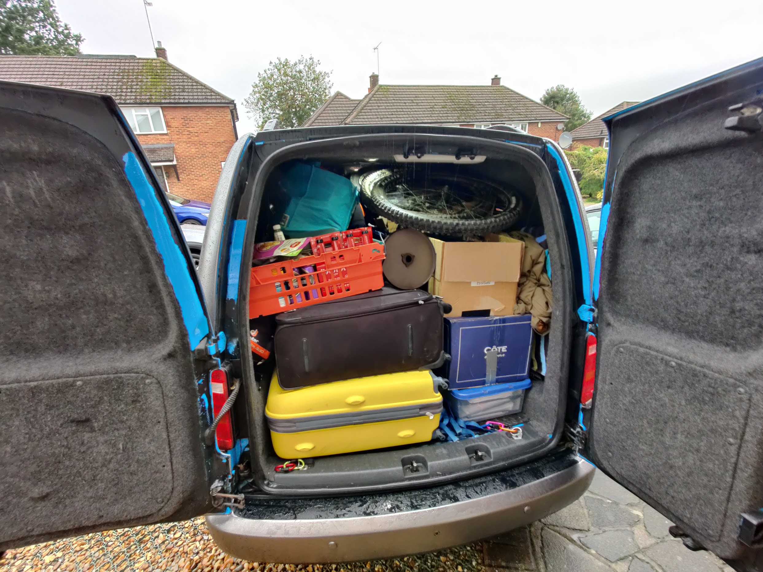 Packed up