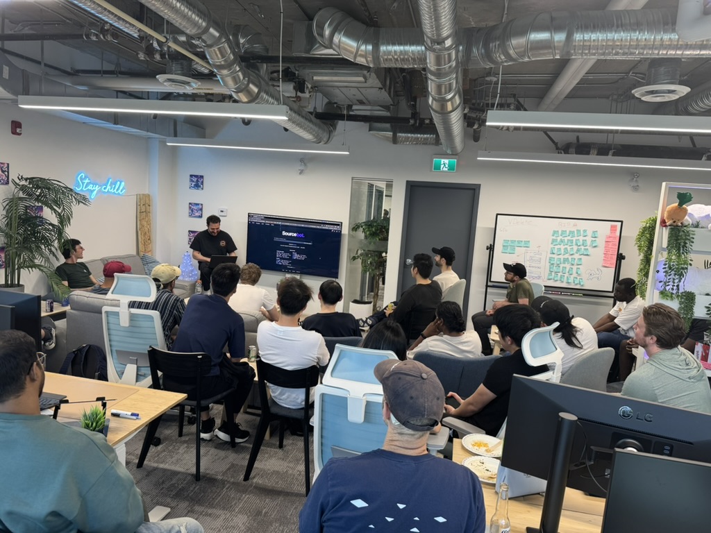 Reverse demos at IcePanel's builders chill club