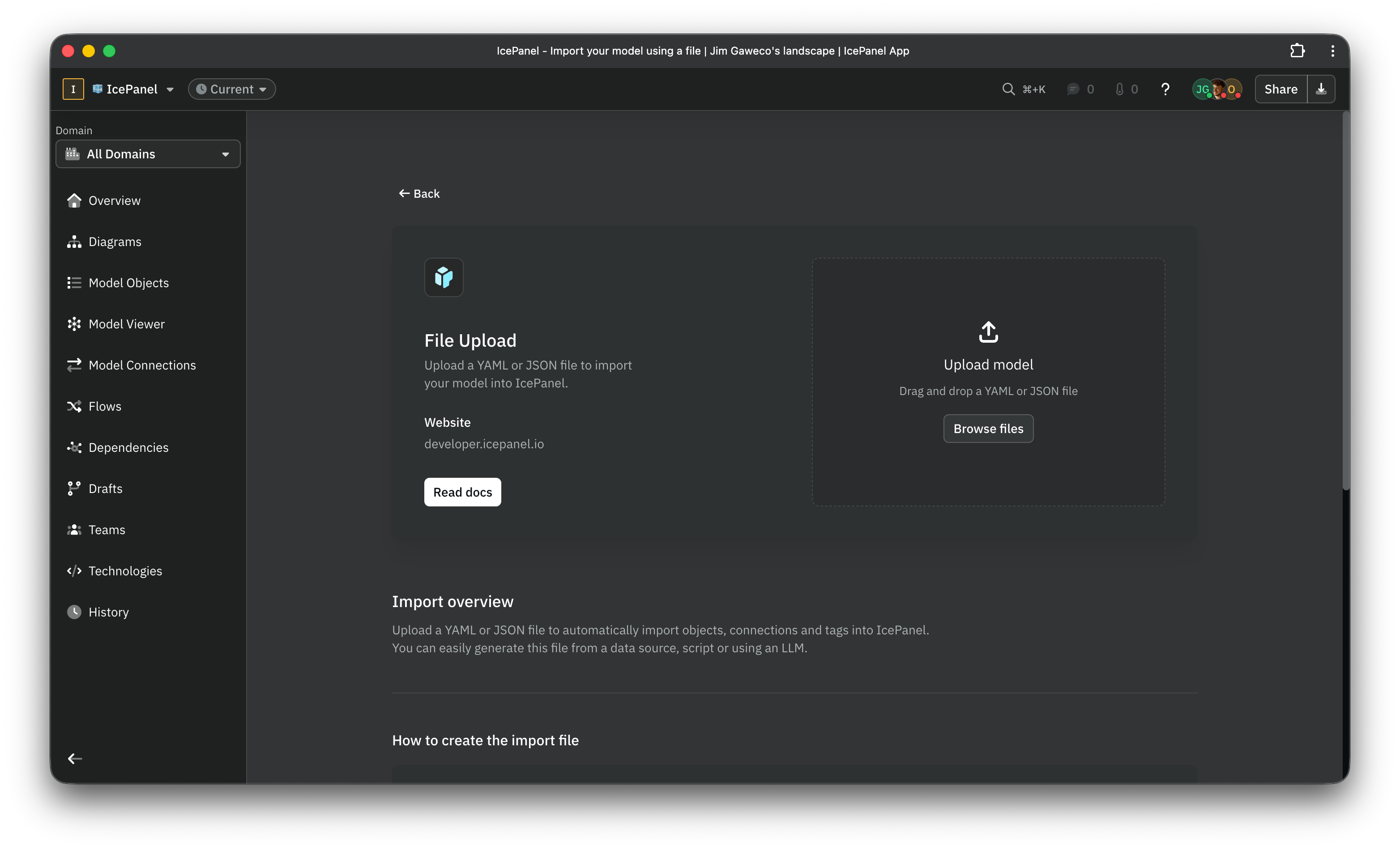 IcePanel import screenshot