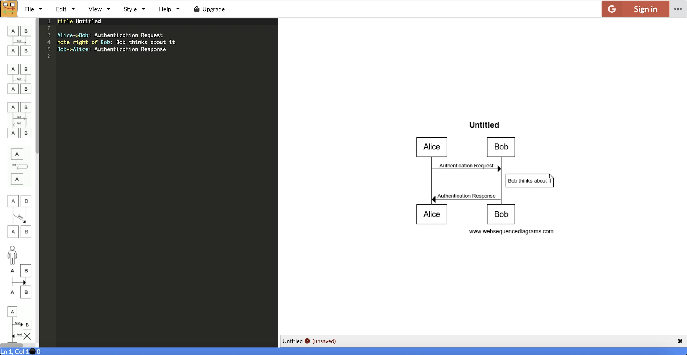 WebSequenceDiagrams!