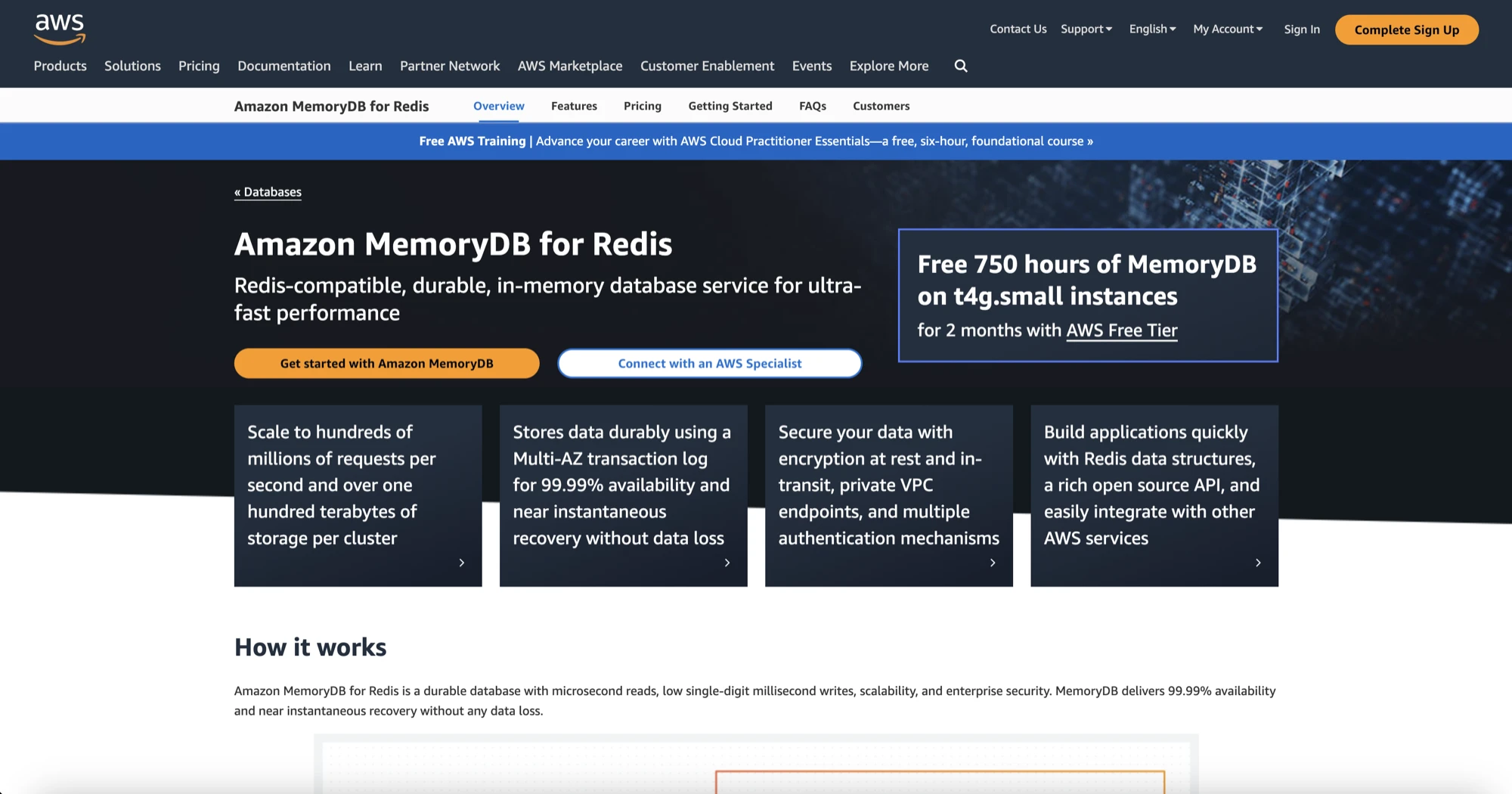 Amazon MemoryDB!
