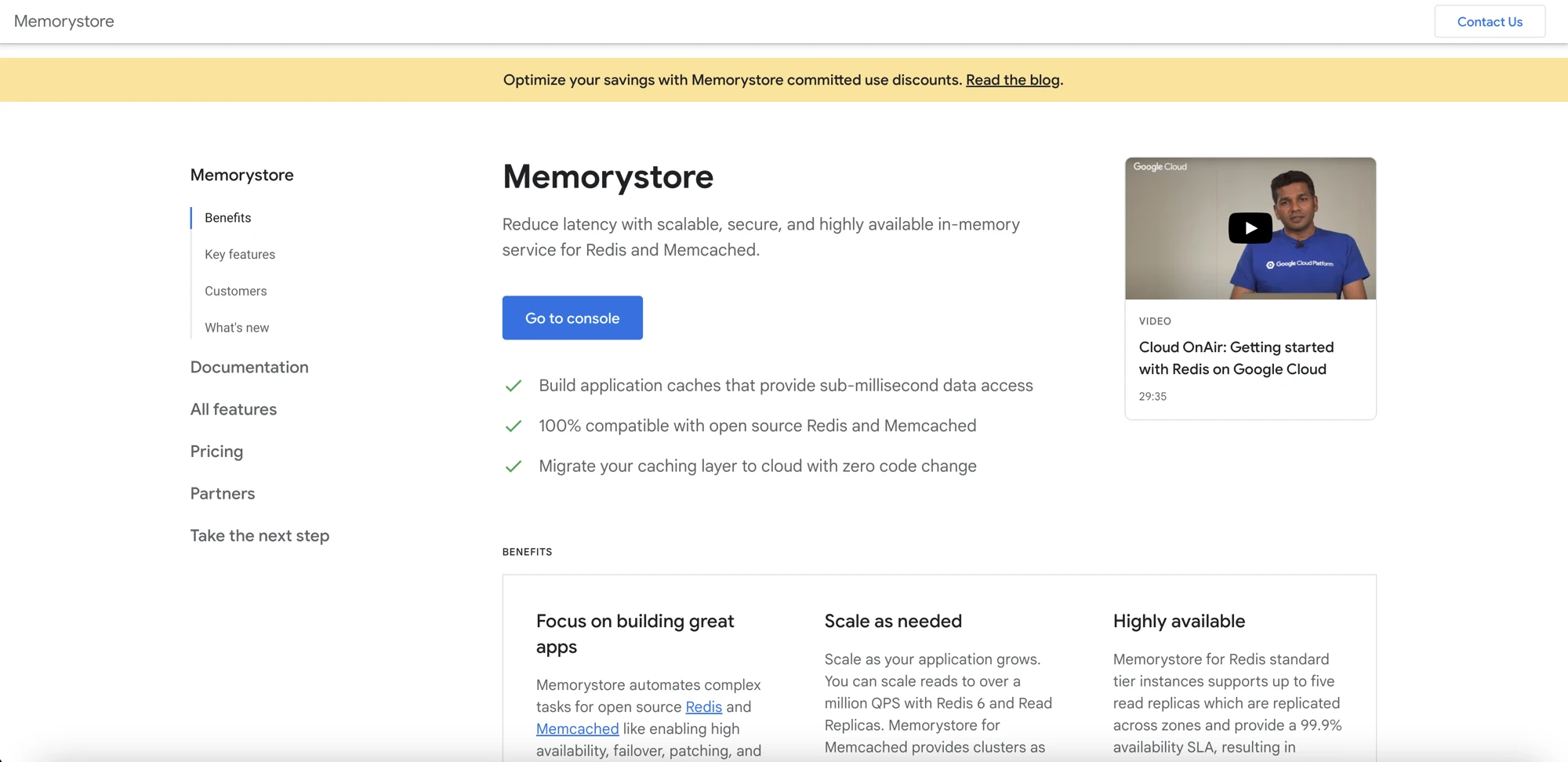 Google Cloud Memorystore!