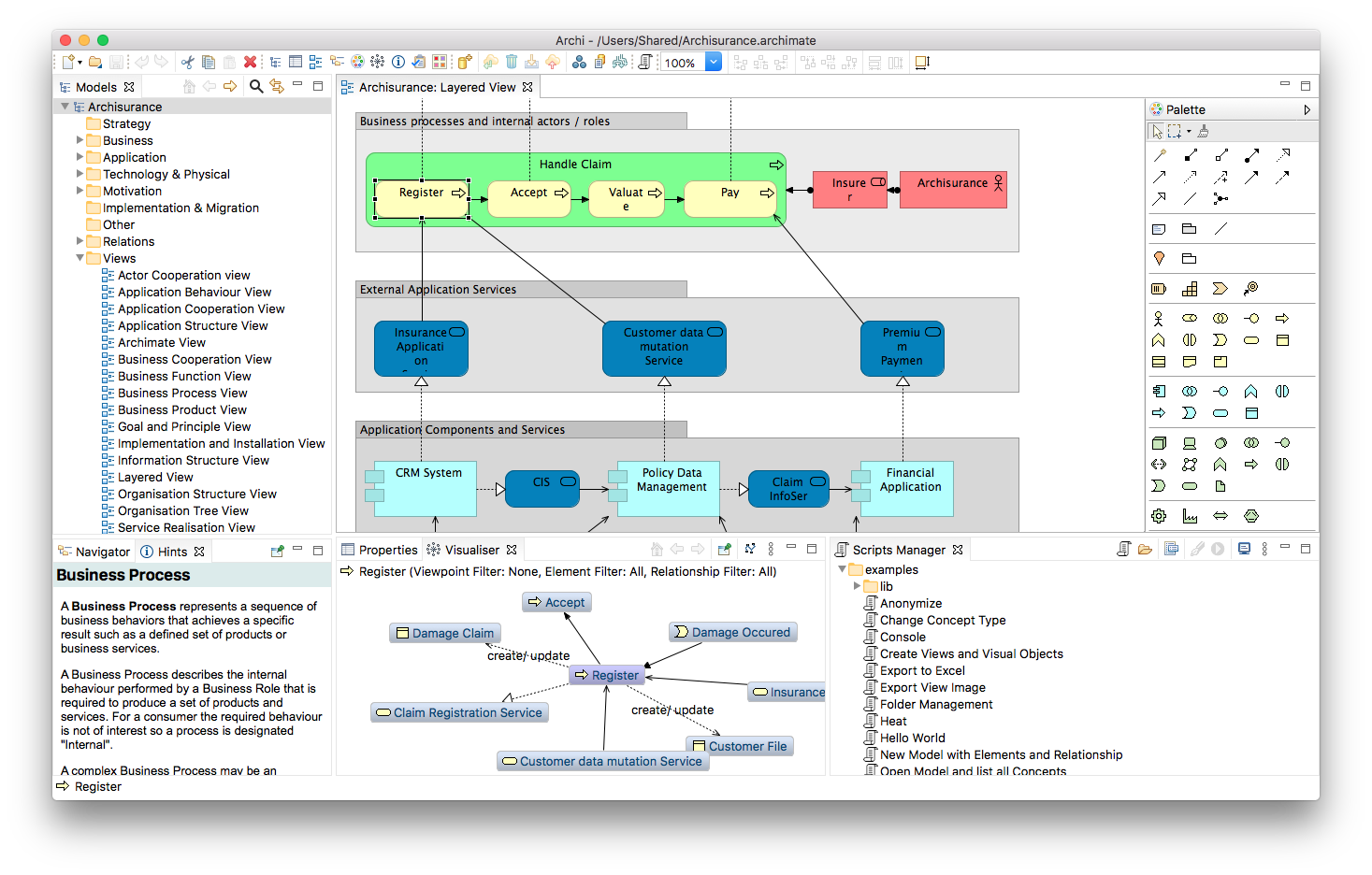 Archi screenshot!