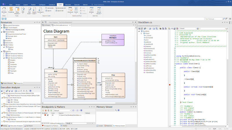 Enterprise architect screenshot!